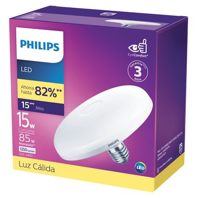 Bombillo Plafn Led 15W Luz Clida