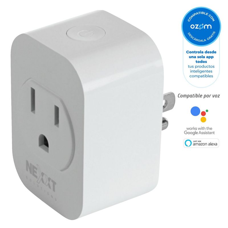 NEXXT SOLUTIONS - Tomacorriente Smart Wifi Blanco