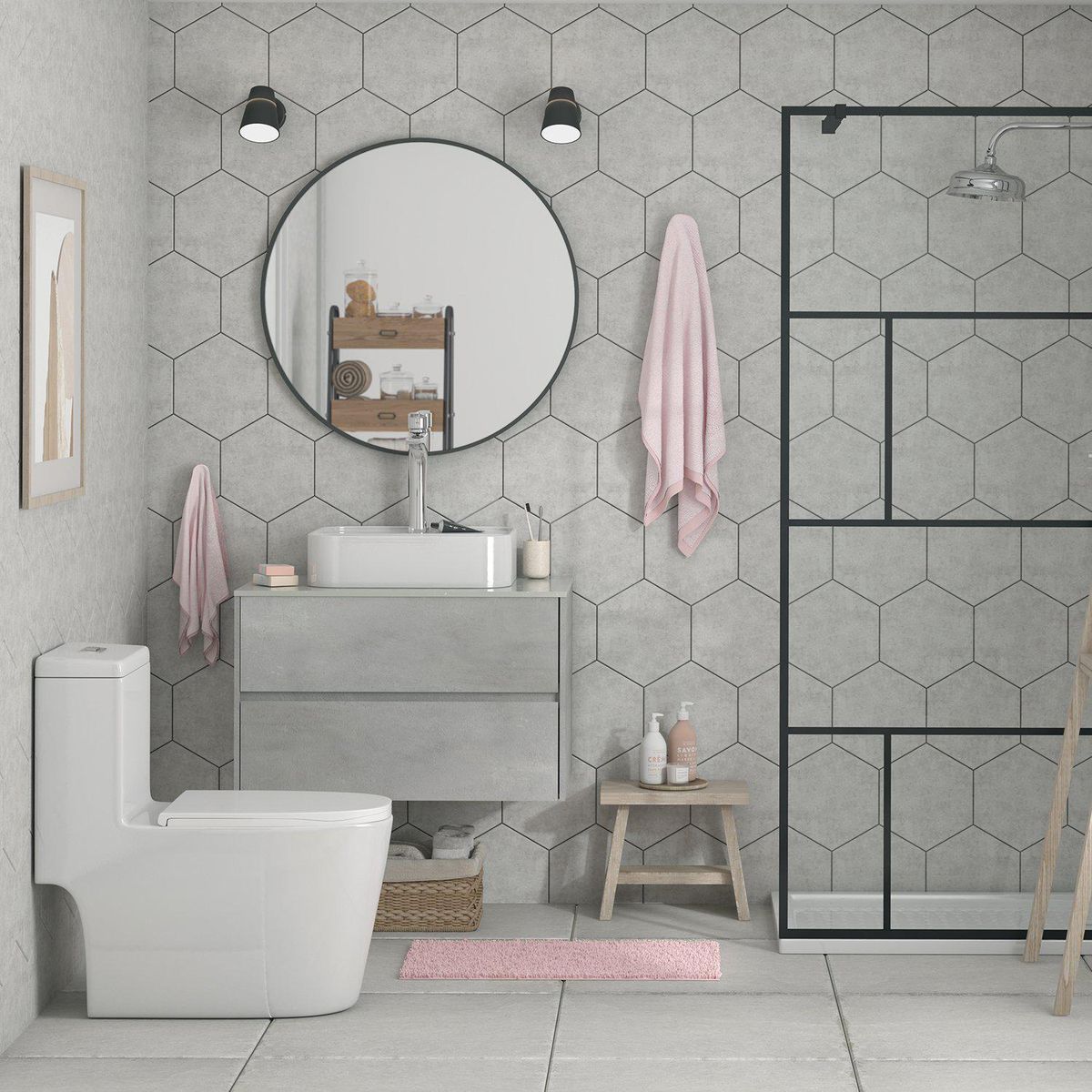 SENSI DACQUA - WC Inodoro One Piece Granada Blanco