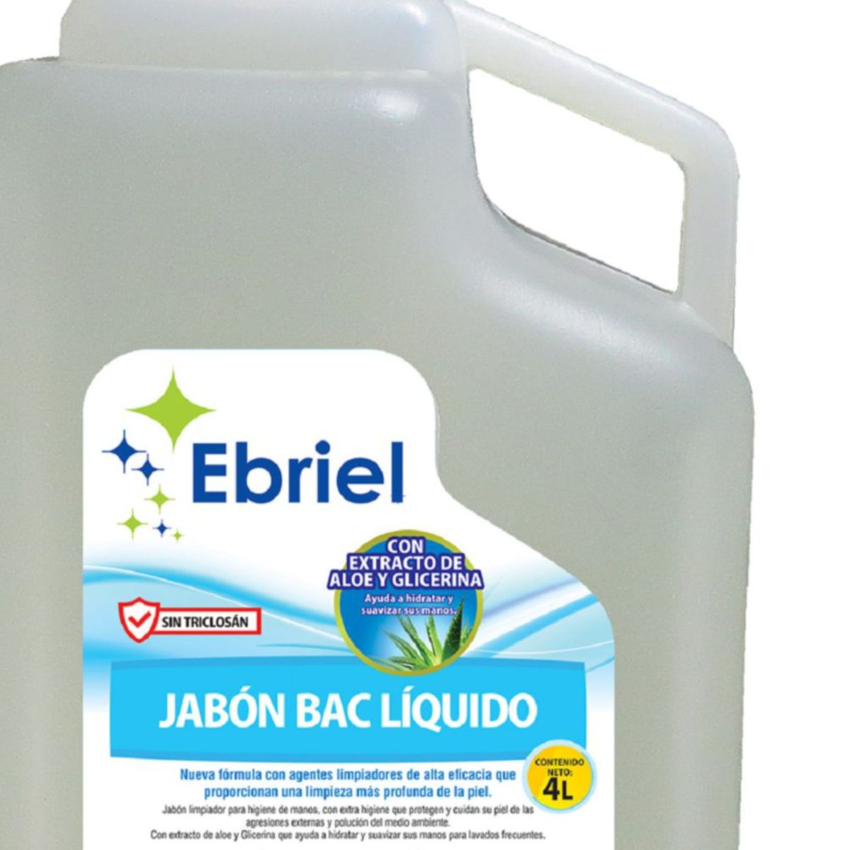 EBRIEL - Jabón Liquido Antibacterial 4Lt
