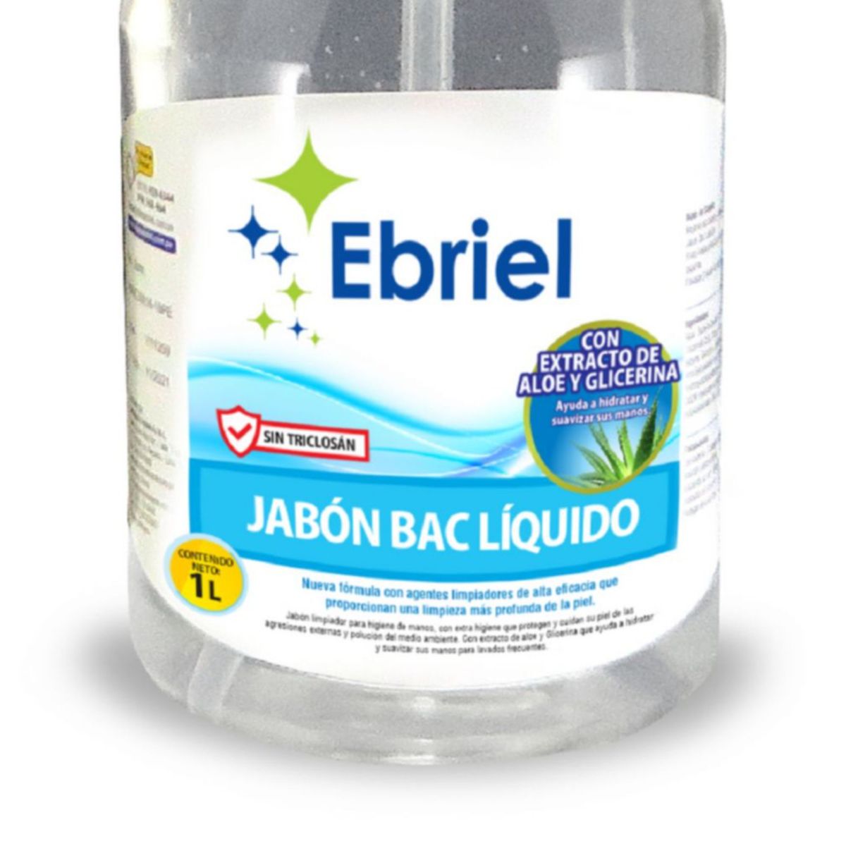 EBRIEL - Jabón Líquido Antibacterial Líquido Ebriel 1L
