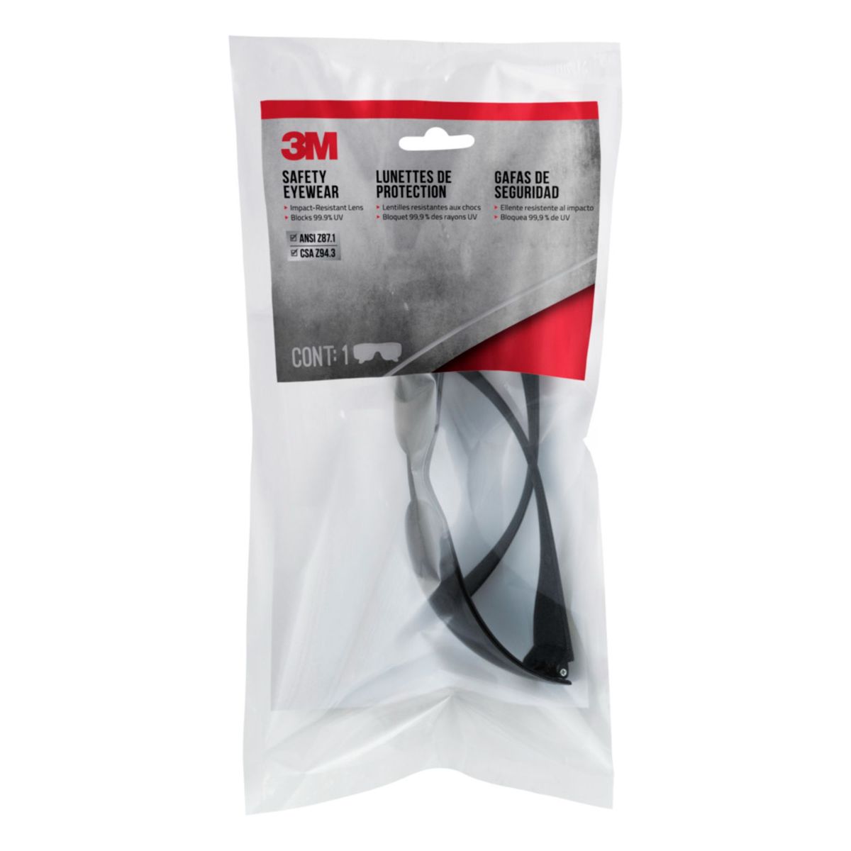 3M - Lentes de Seguridad 3M Luna Oscura