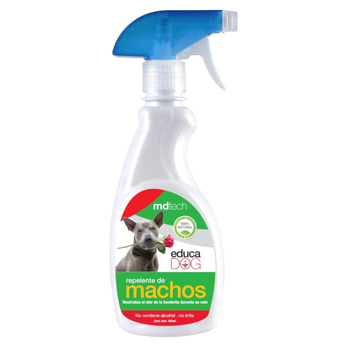 MDTECH - Liquido Repelente de Machos para Perros 500ml