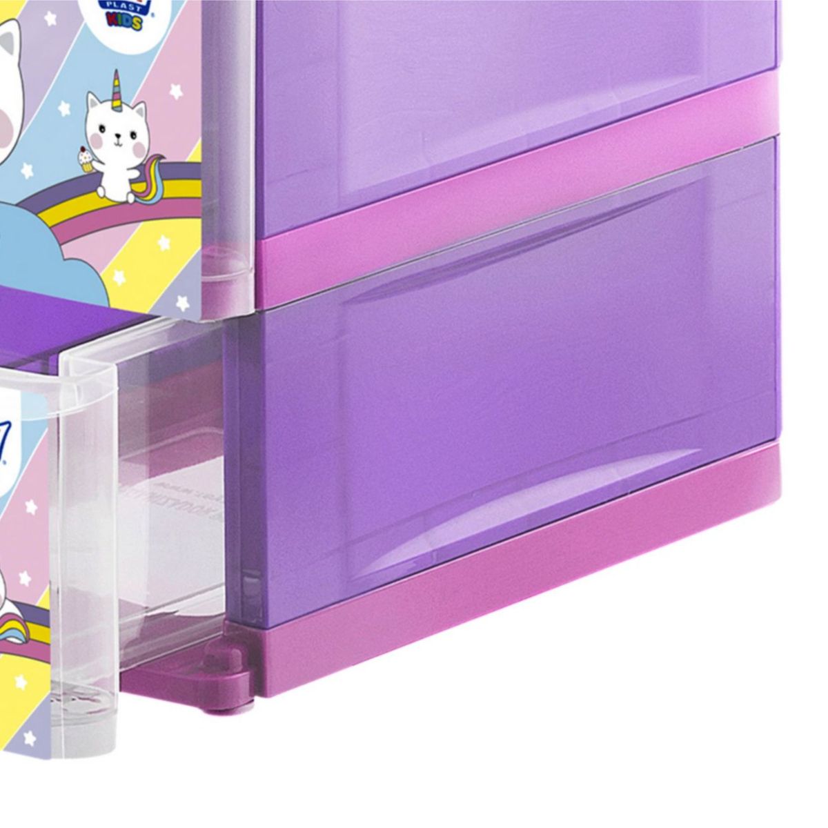 REYPLAST - Cajonera de Plástico Reyplast 2 Niveles Gaticornio