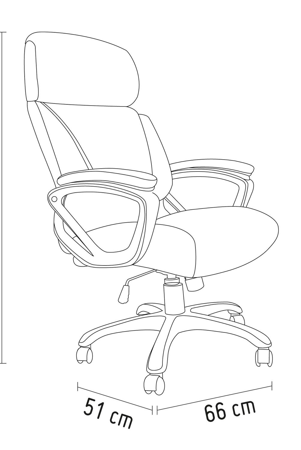 VENSO - Silla de Oficina Presidencial RTA-2990 Negro