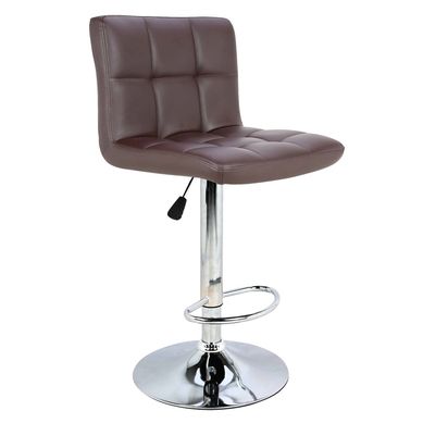 Silla Bar acolchonada Marrn