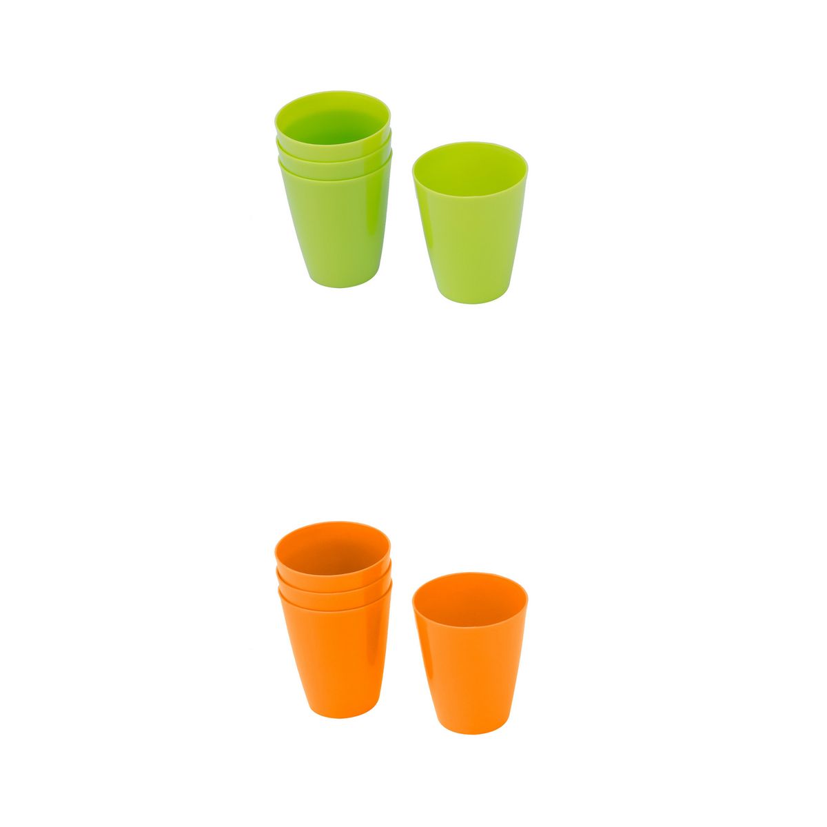 CASA BONITA - Set 4 Vasos Colores 250ml