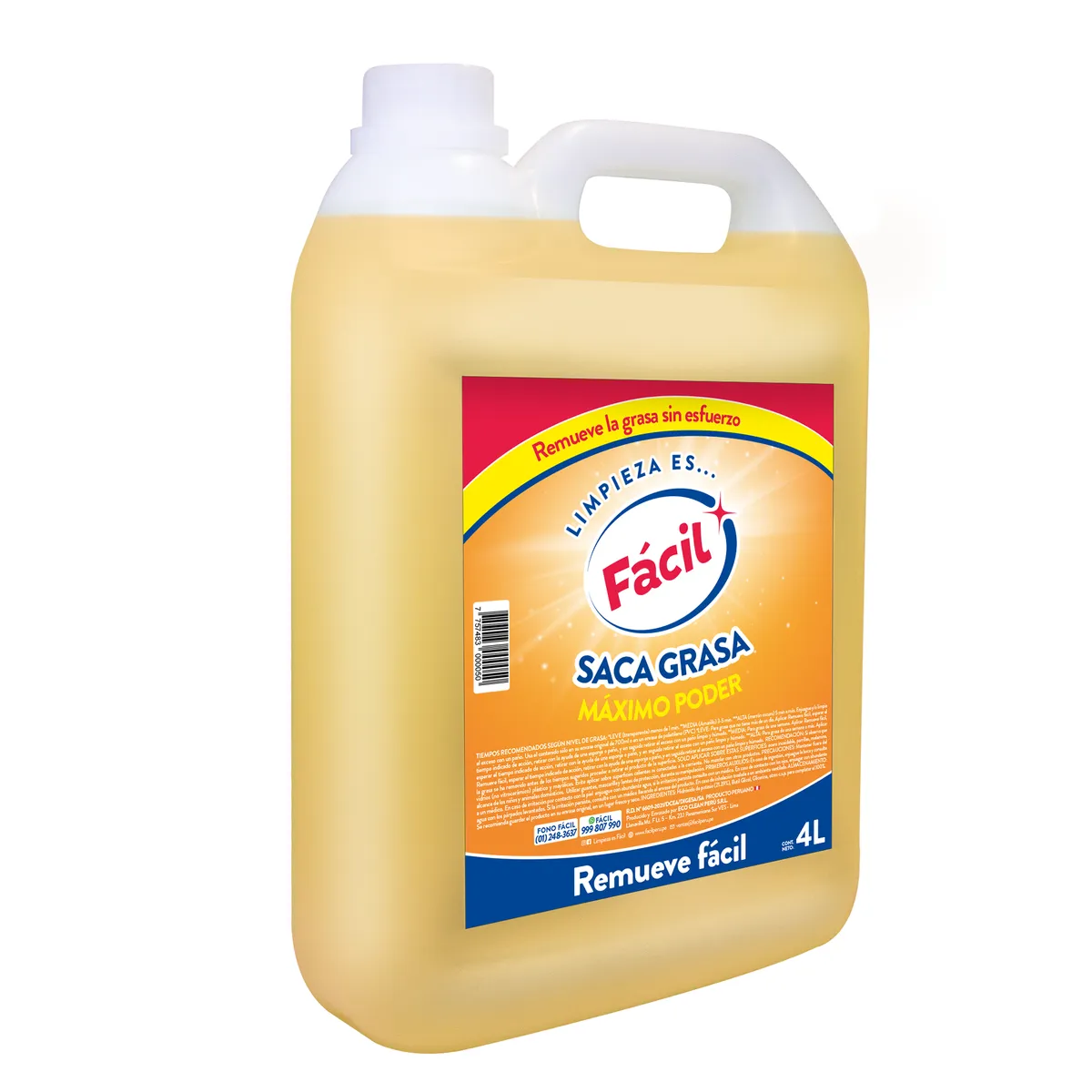 GENERICO - Desengrasante Profesional Fácil 4L