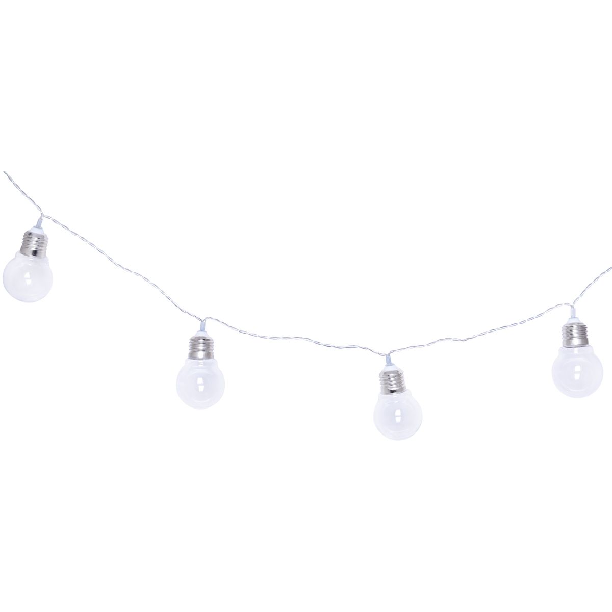 JUST HOME COLLECTION - Guirnalda Eléctrica Ampolletas 20 Luces LED