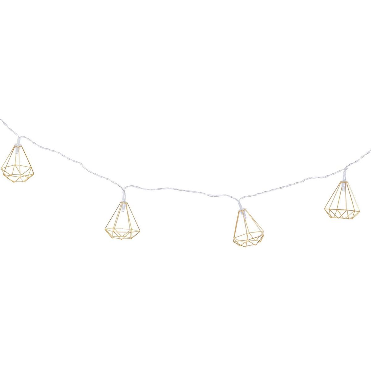 HOMY - Guirnalda Eléctrica Angular LED 20 luces