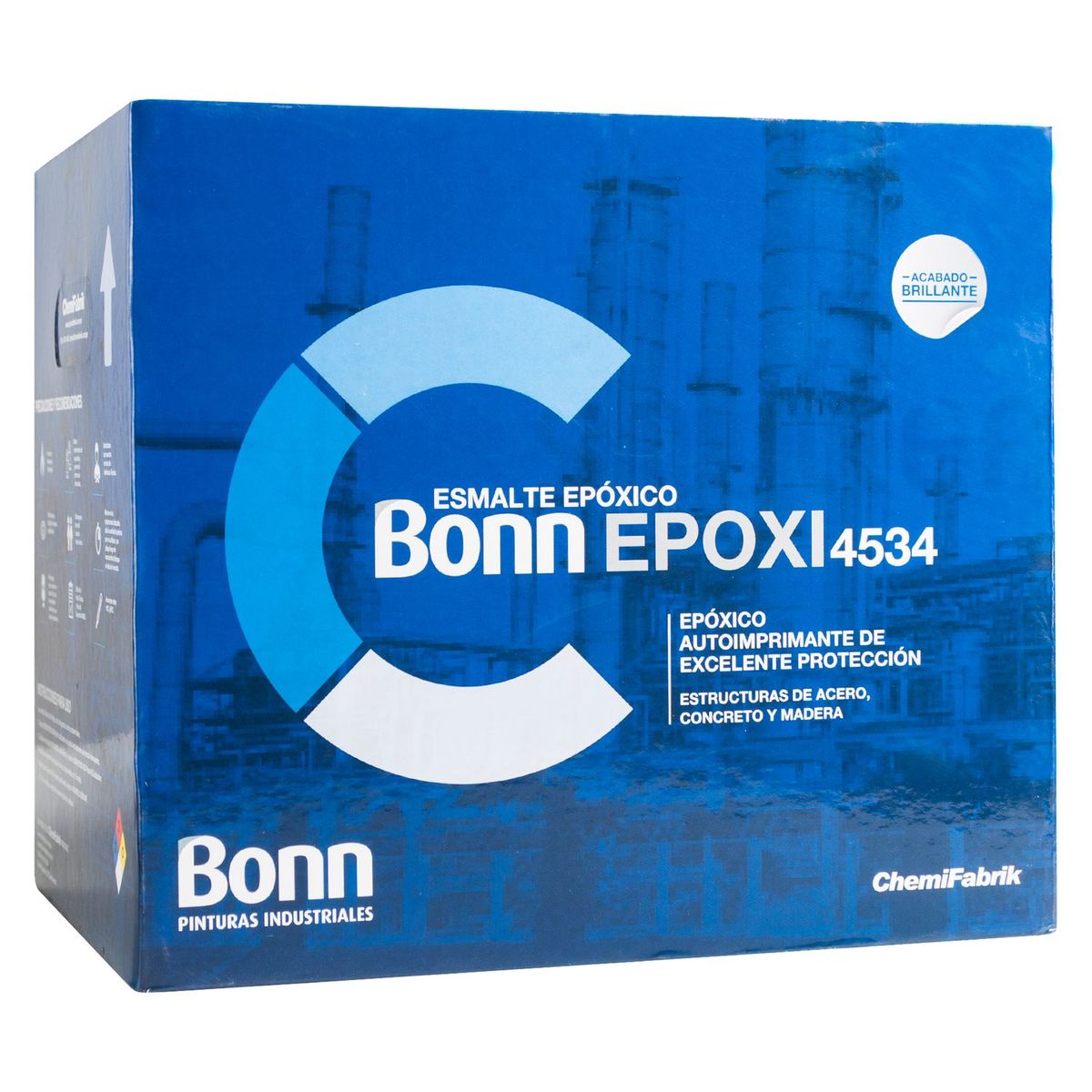 BONN - Kit Epoxico Epoxi 4534 Blanco