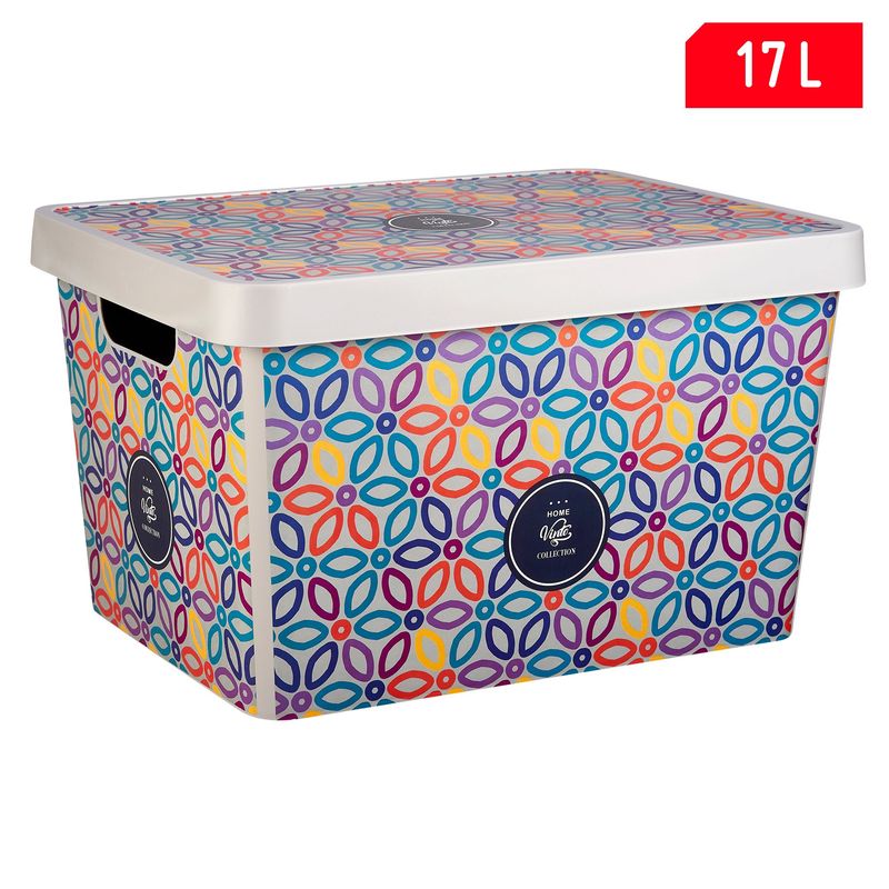 GONDOL - Caja Vinto Flores 17 L