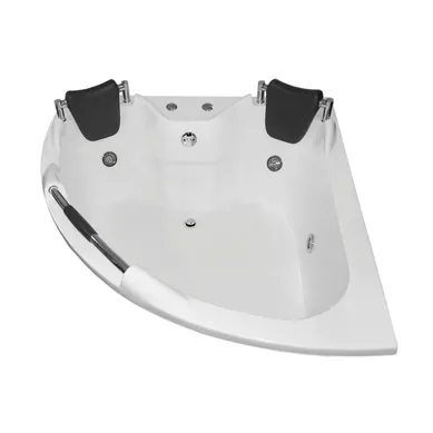 Tina Hidromasaje Esquinera Gocta Builder 130x130cm Blanca