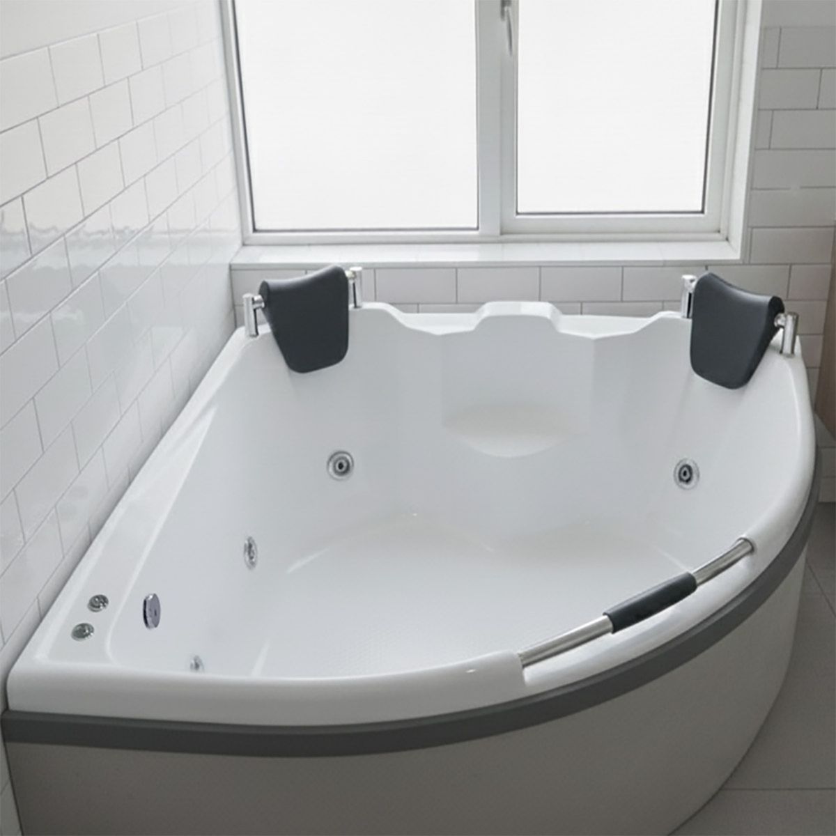 CUBA&SPA - Tina Hidromasaje Esquinera Alaia Builder 145x145cm Blanca