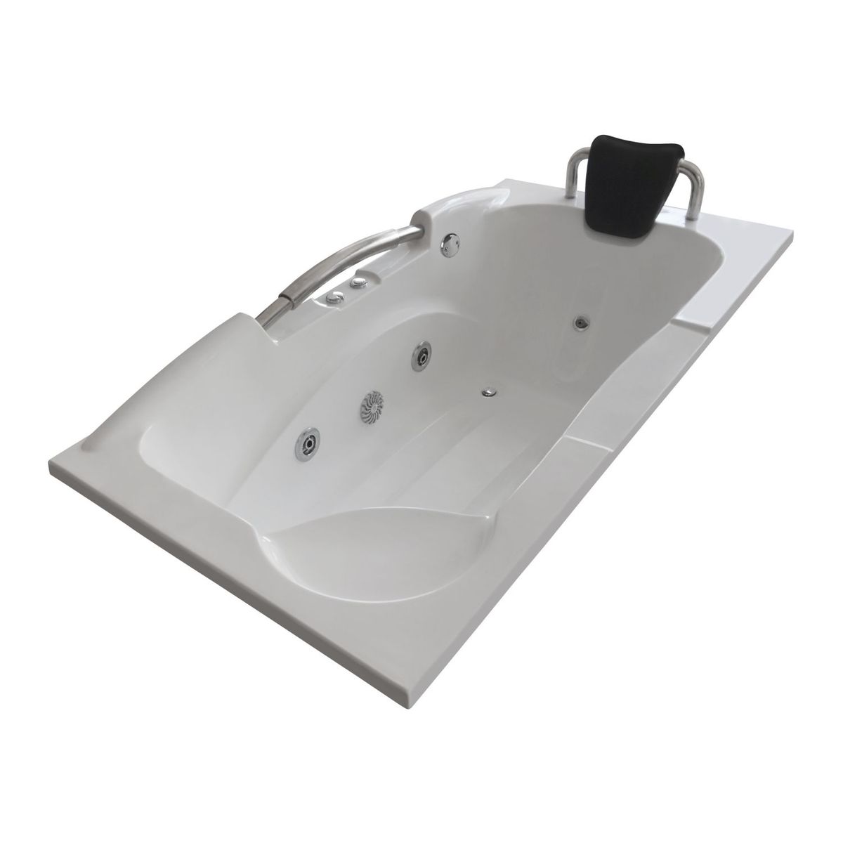 CUBA&SPA - Tina Hidromasaje Rectangular Athenea Builder 169x85x49 cm