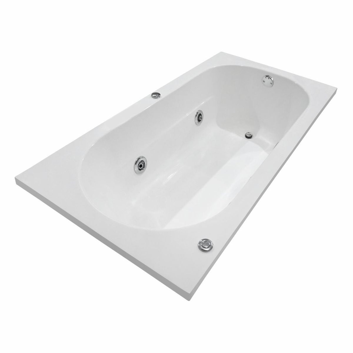 CUBA&SPA - Tina Hidromasaje Rectangular Galaxy II Builder 148x75cm Blanca