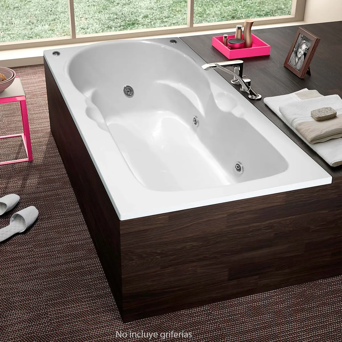 CUBA&SPA - Tina Hidromasaje Rectangular Bambina Builder