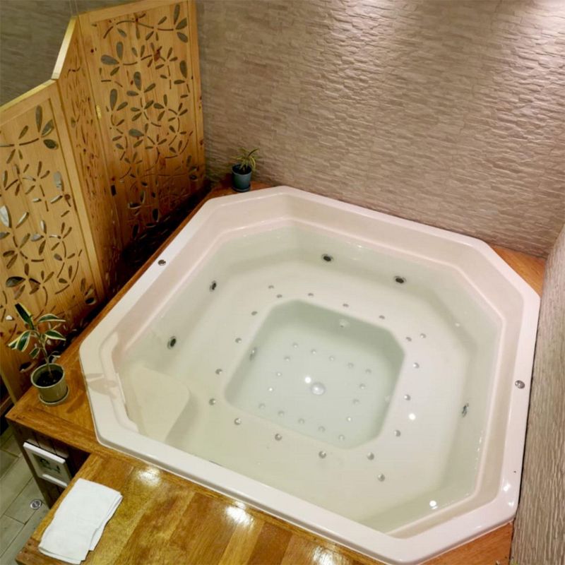  - Tina Hidromasaje Octogonal Super Spa Builder 213x213cm Blanca