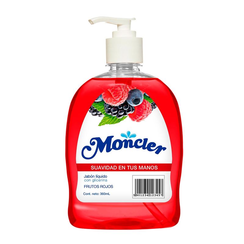 MONCLER - Jabón Líquido Frutos Rojos 360ml