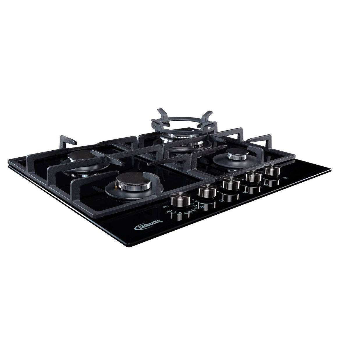 KLIMATIC - Combo Klimatic Cocina Empotrable 4 Hornillas Aosta 60 + Campana Lineal 60cm CK601NE/M