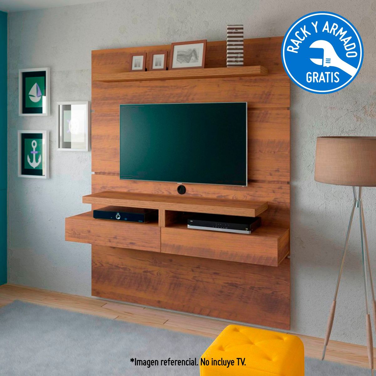 MEGARACK - Panel TV Oxford Pino 60''