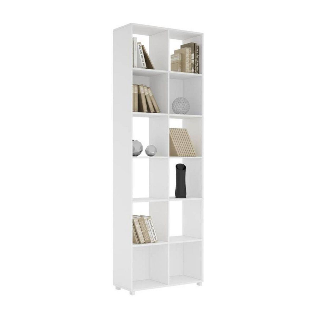 SILCOSIL - Estante Librero 6 Niveles Blanco