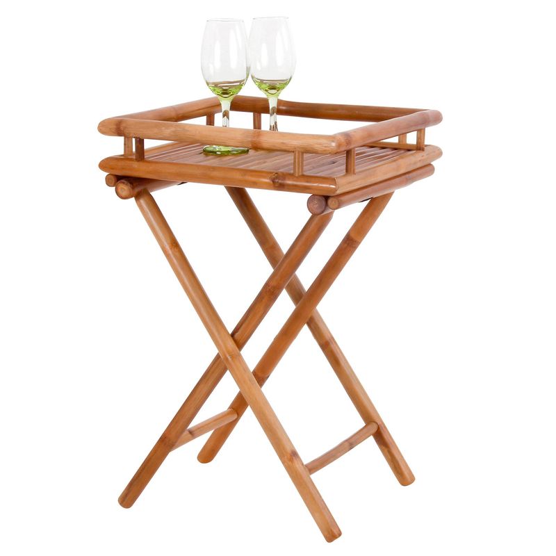 HOMY - Mesa de Bambú 40x40x60cm