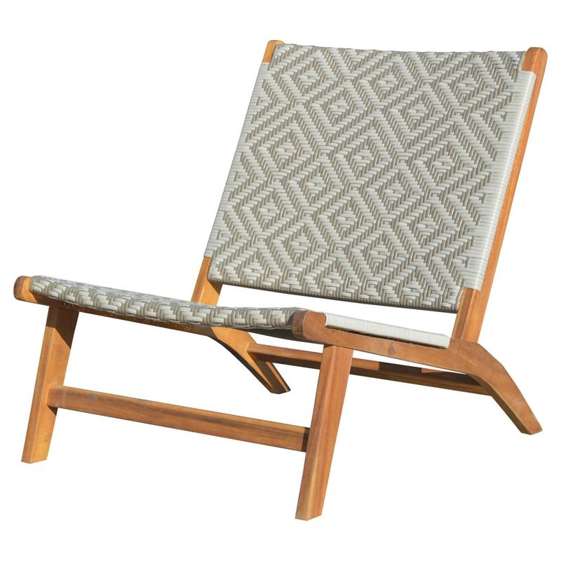 JUST HOME COLLECTION - Silla de Terraza Metz Beige/Blanco