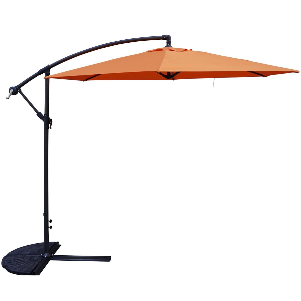 JUST HOME COLLECTION - Sombrilla Lateral para Terraza Naranja 2.7m