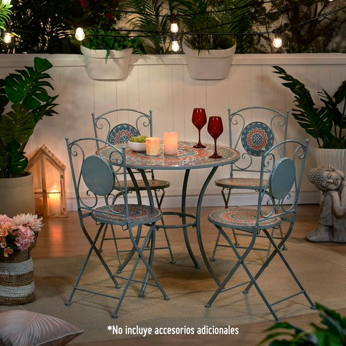 JUST HOME COLLECTION - Silla Mosaico Mándala