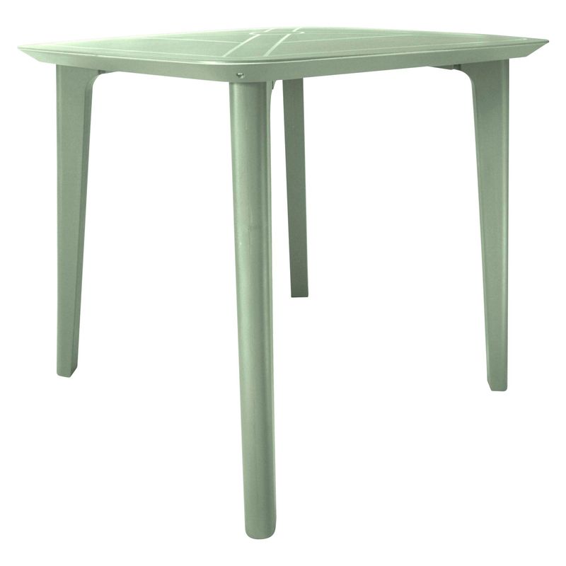JUST HOME COLLECTION - Mesa de Terraza Resina Cuadrada Verde 85CM
