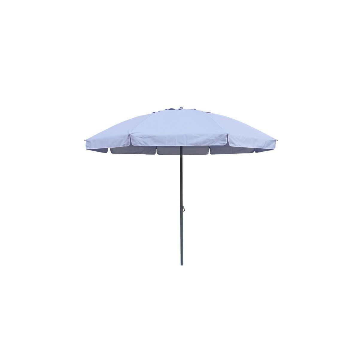 JUST HOME COLLECTION - Sombrilla de Playa +UV 50 2.5m Blanco