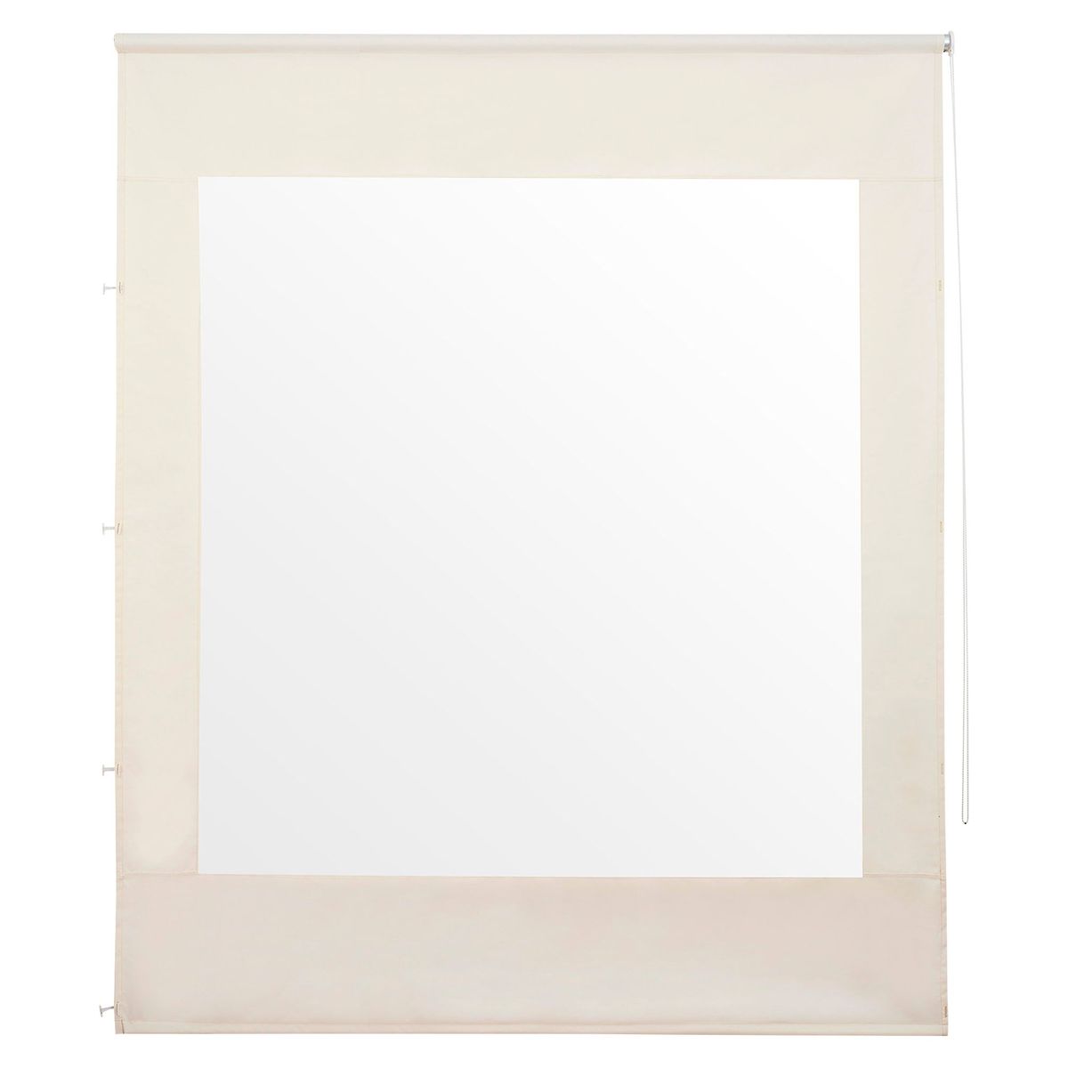 JUST HOME COLLECTION - Cierre de Cortina PVC para Terraza 1.5x2.5m