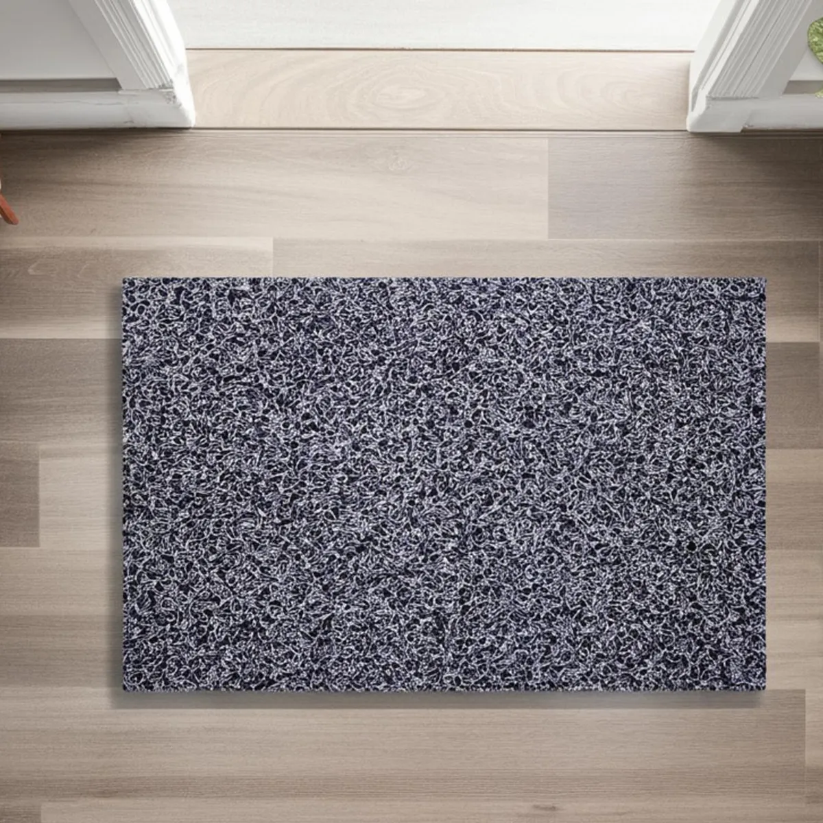 GENERICO - Felpudo Rectangular Atrapapolvo 60x40cm Grafito