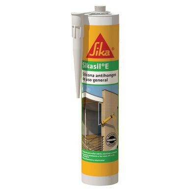 Silicona Actica Para Puertas Y Ventanas Sikasil E Gris x 280ml