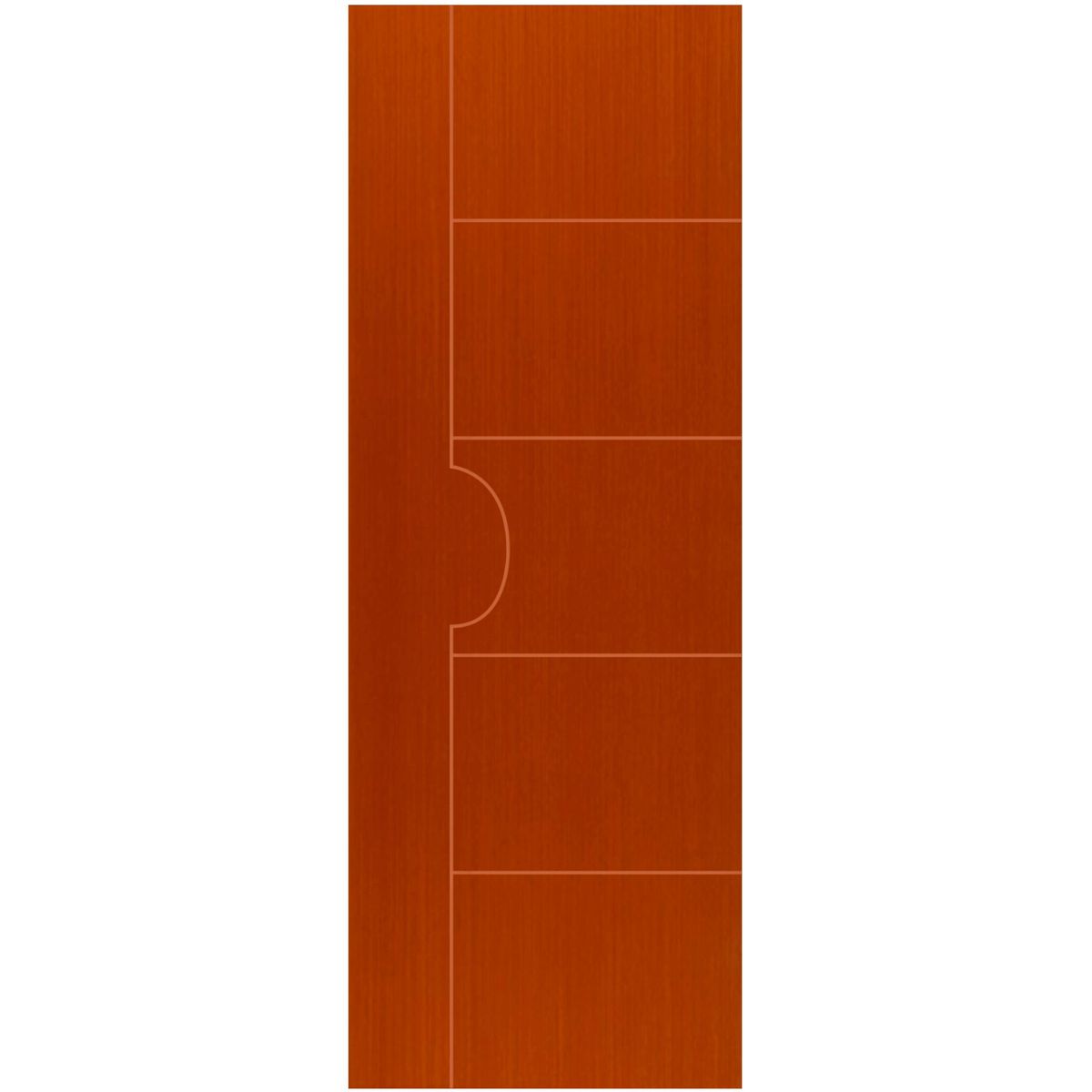 ARES - Puerta Interior Lima 80x207cm Marrón