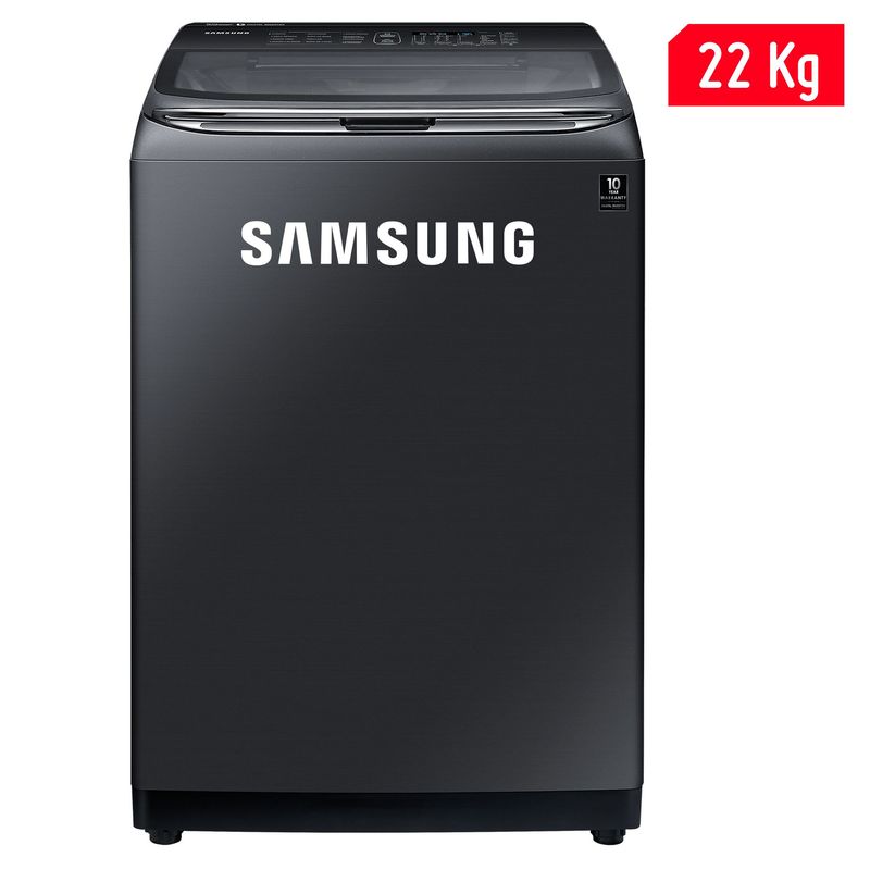 SAMSUNG - Lavadora Samsung 22 Kg WA22R8700GV Negro