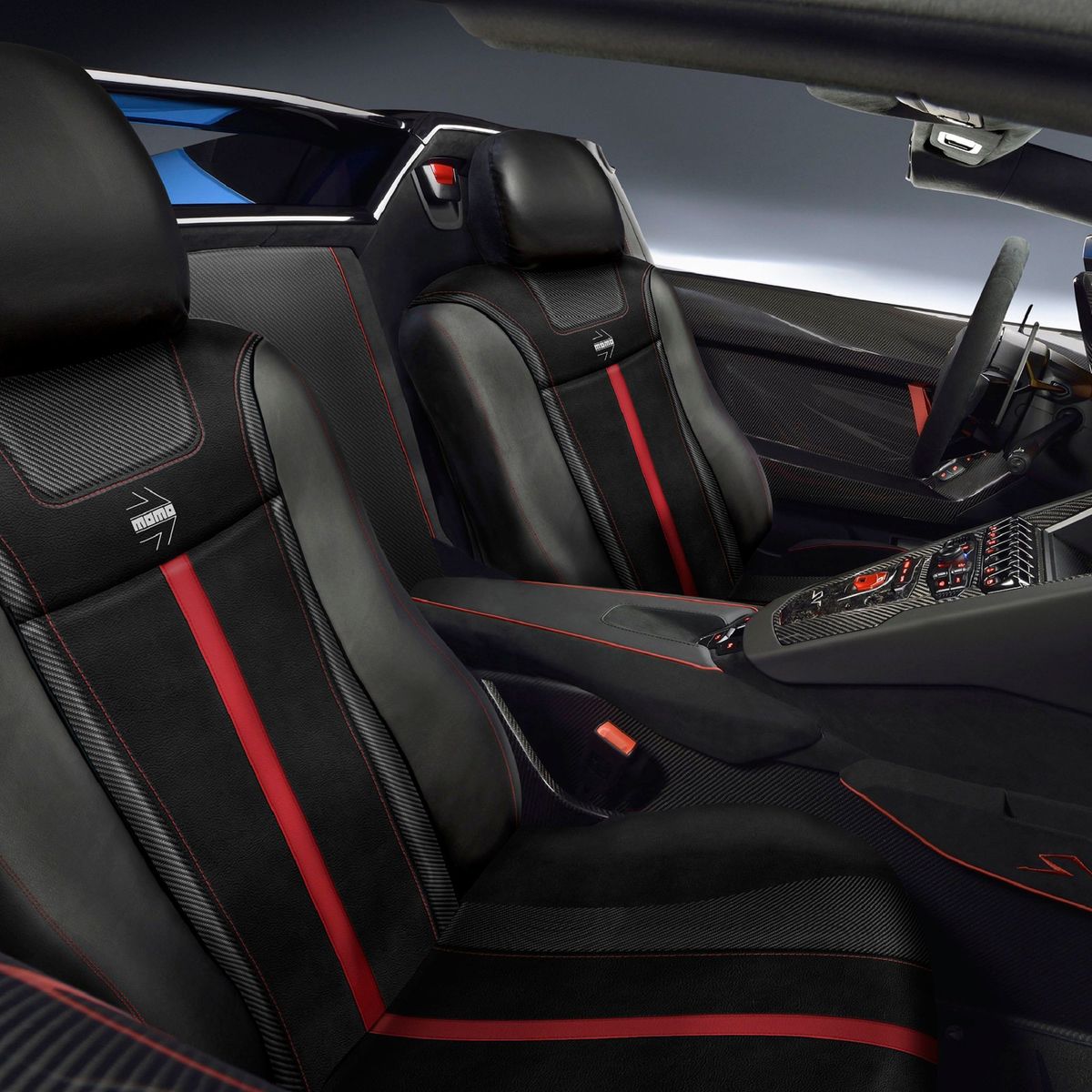 MOMO - 3730786 - KIT CUBR ASIENT CUER FIBR CARB