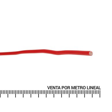 Alambre TW 16 AWG Rojo x Metro Lineal