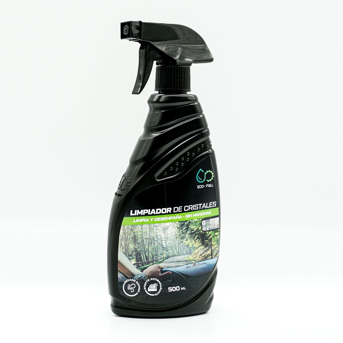 ECO-FULL - Kit de Limpieza para Auto Eco-Full Lavamotores 500 ml + Limpia Cristal 500 ml