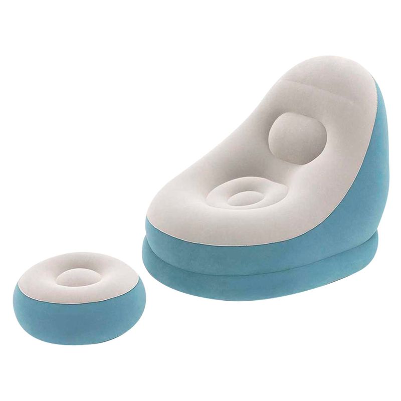 BESTWAY - Sillón Inflable Crusier Celeste 121x100x0.86cm