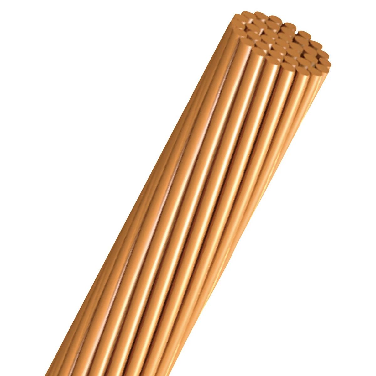INDECO - Cable de cobre desnudo 16 mm2 por Metro Lineal