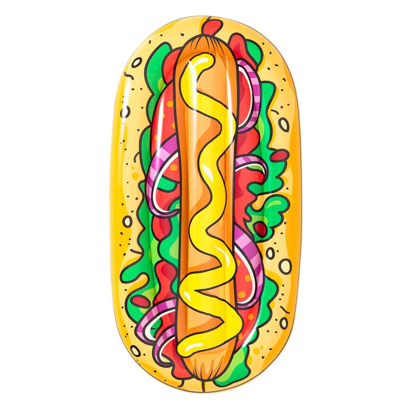 BESTWAY - Flotador Reposera 183x94cm Hot Dog