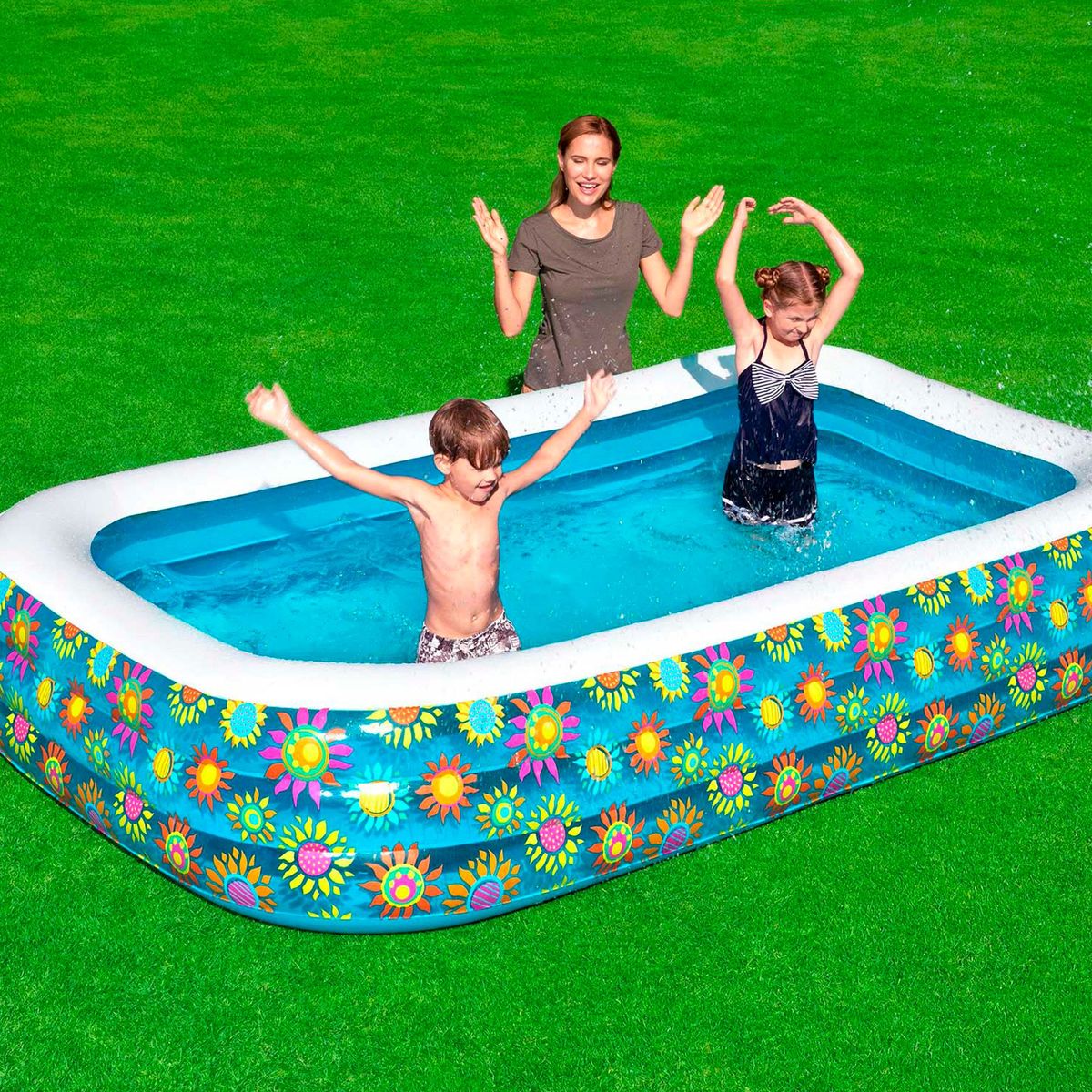 BESTWAY - Piscina Inflable 305x183cm Floral