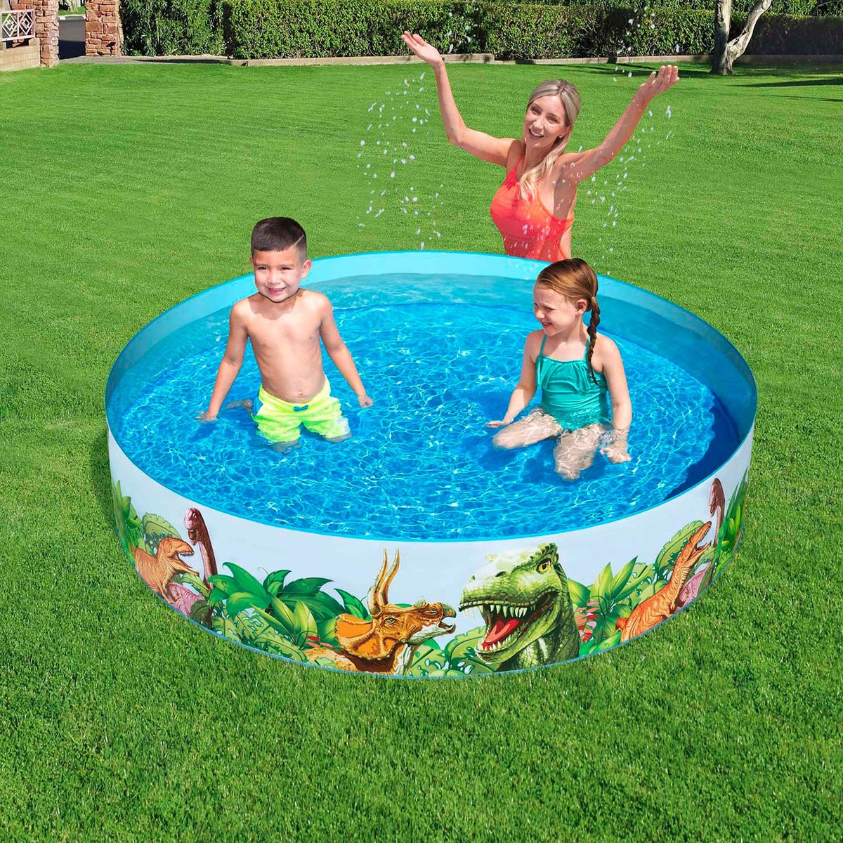 BESTWAY - Piscina Rigida 183x38cm Dinosaurios