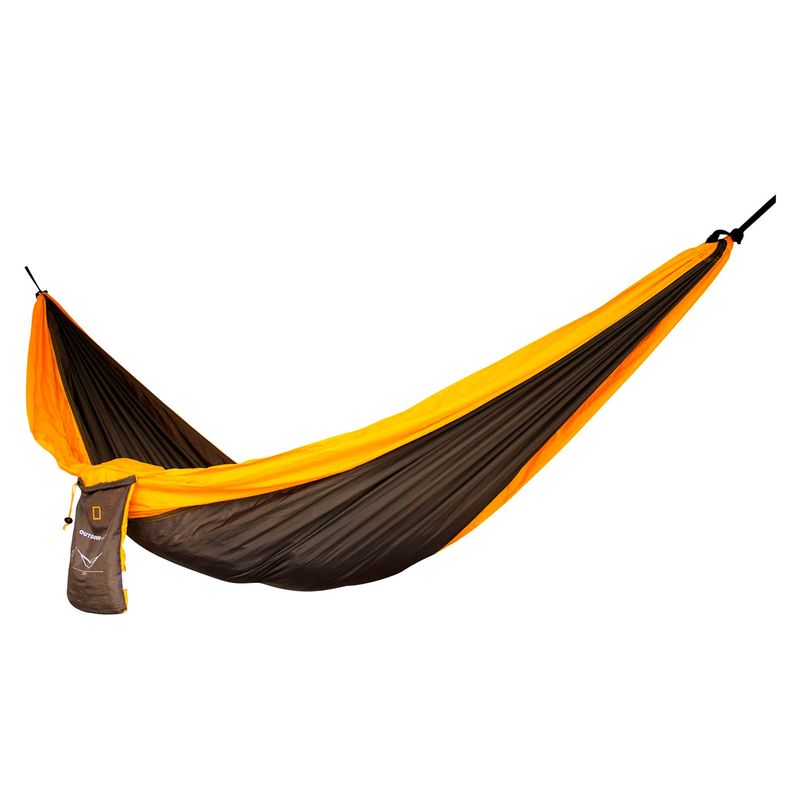 NATIONAL GEOGRAPHIC - Hamaca de Viaje National Geographic Marron con Naranja