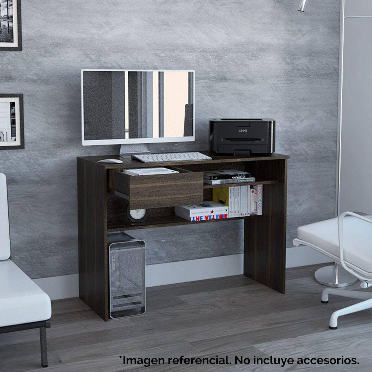 TUHOME - Escritorio Habano Melamina Office 5