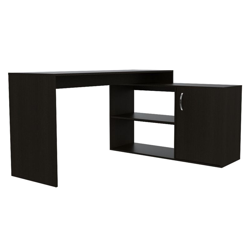 TUHOME - Escritorio Negro Melamina Axis