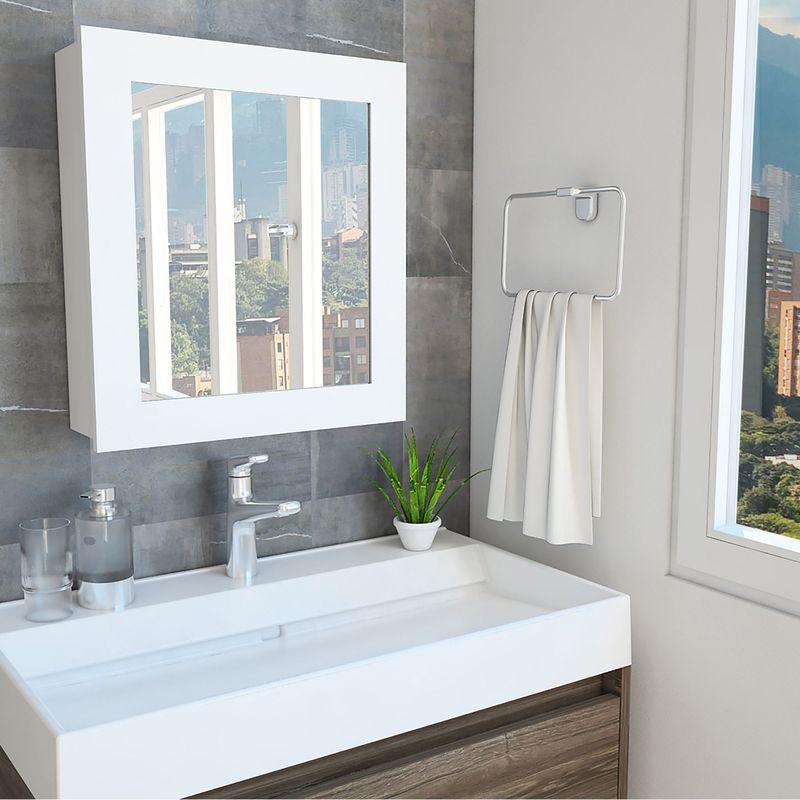 TUHOME - Botiquín Bath 47-B Blanco