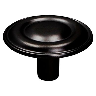 Tirador de Perilla Zamak Negro Mate 33 mm.